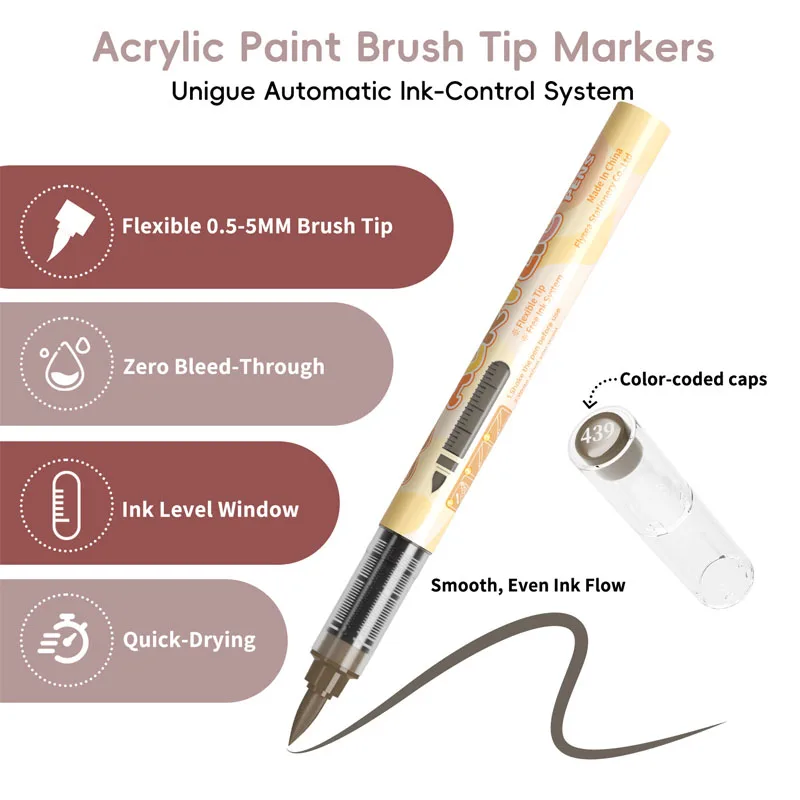 12 Colors Acrylic Markers Soft - Copic Marker Sketch 评论和价格